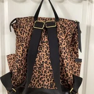 Fossil | Bags | Fossil Leopard Print Backpack Brown And  display picture 2